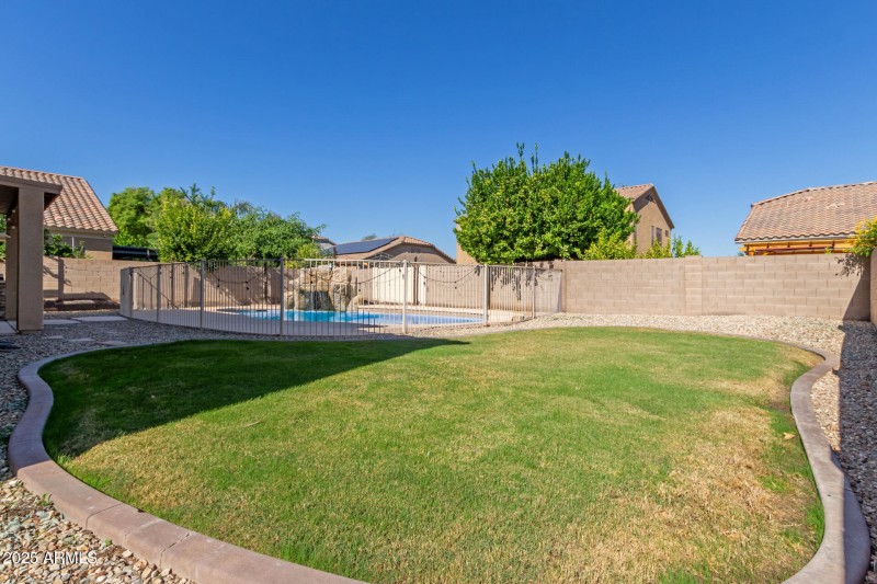 Green Grass on Large Lot
