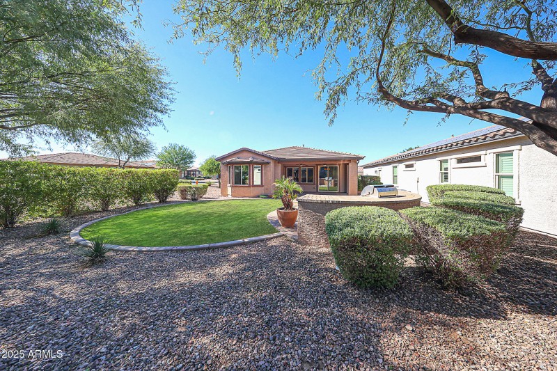 Backyard - Grass Virtually Staged