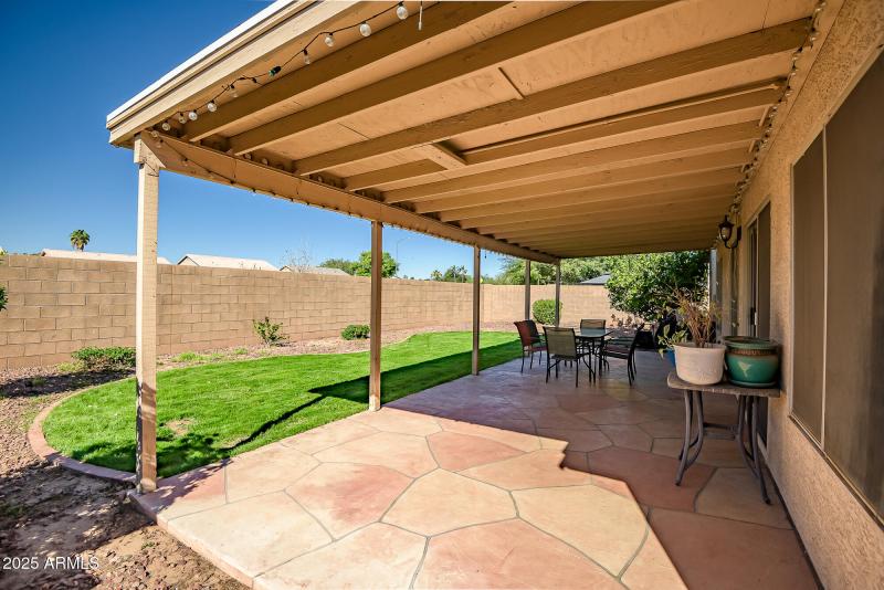 Backyard - Covered Patio