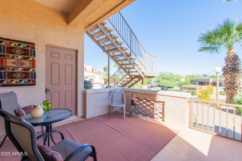 Relaxing patio views