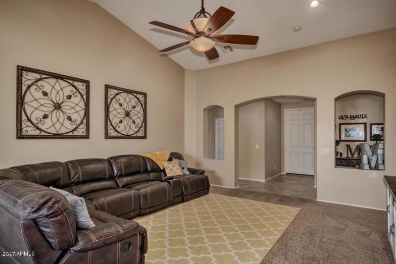 FORMAL LIVING & DINING AT ENTRY