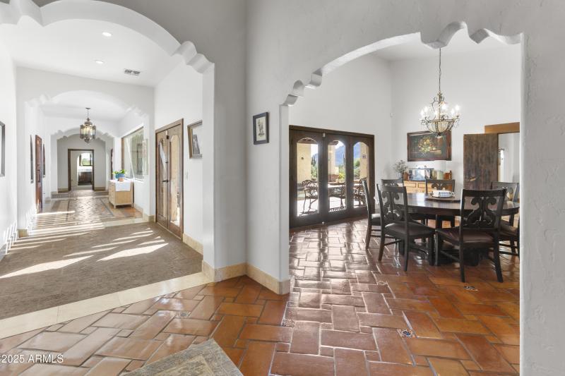 Spacious Hallways Leading into Dining