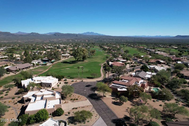 Aerial Golf Course View