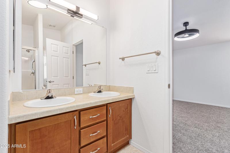 Master Bathroom Double Vanity