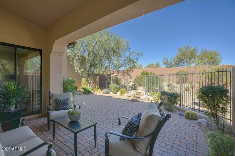 Covered Patio and Back Yard