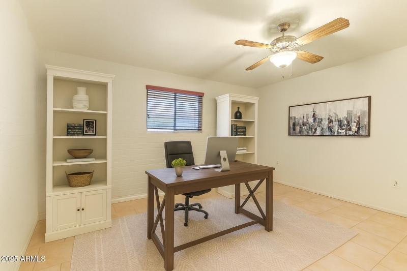 VIRTUALLY STAGED 3RD BEDROOM/OFFICE