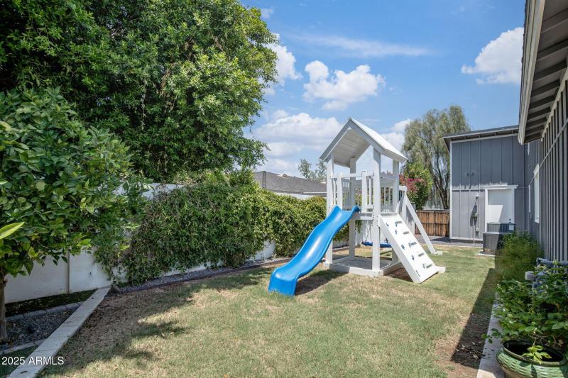 Sideyard & Play Area