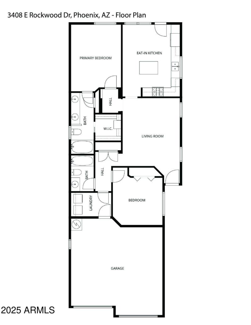 3408 E Rockwood Dr - Floor Plan