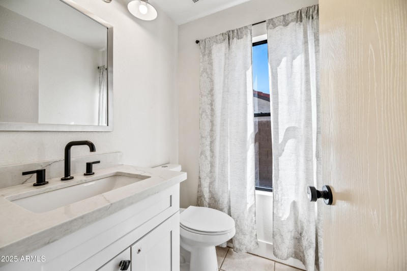 Half bath downstairs