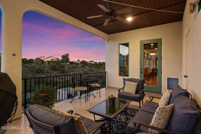 Enjoy A Spacious Patio off of Kitchen