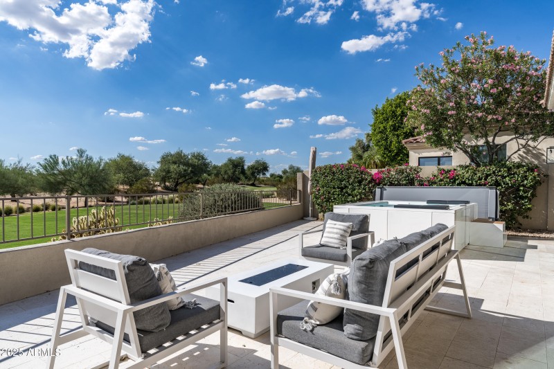 Patio Golf Course Views