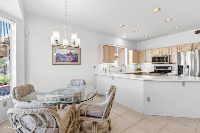 Breakfast Area and Kitchen