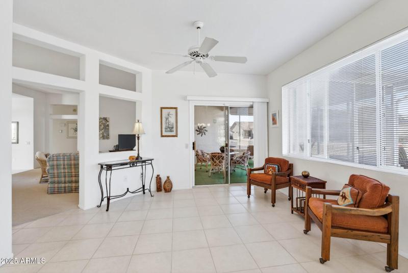 Family Rm towards Patio/Living Rm