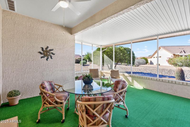 Screened/Covered Expanded Back Patio