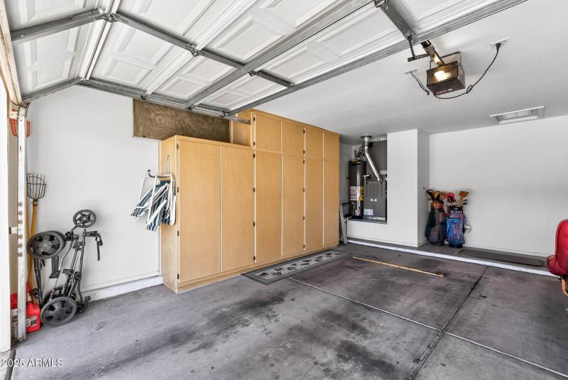 2 Car Garage with Storage