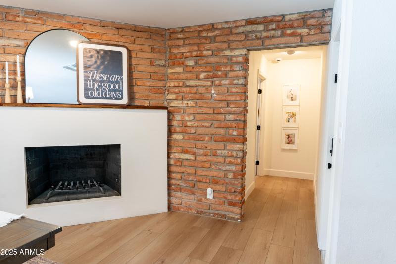 Hallway to Master - split floorplan