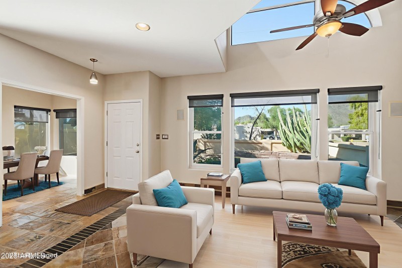 Living/Dining Digitally Staged