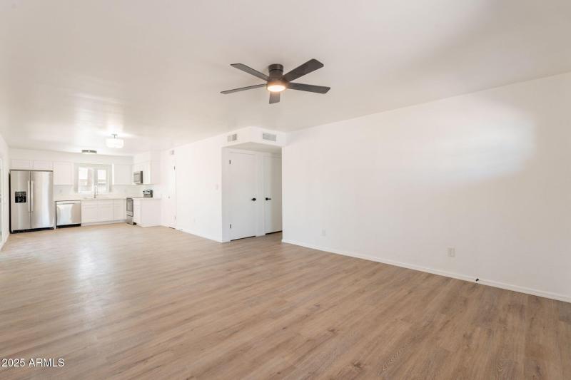 Living Room with Kitchen
