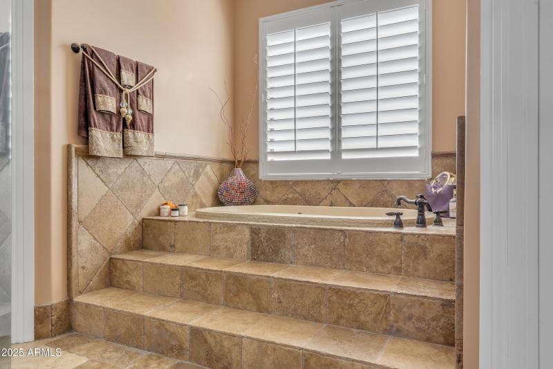 Soak in master tub