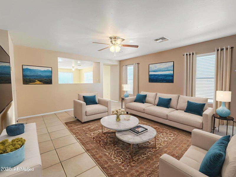 Living Room - Virtual Staged