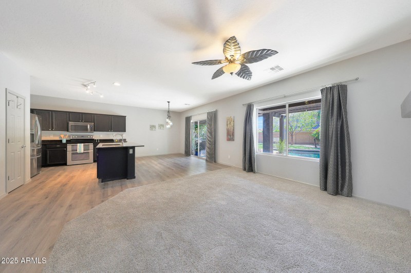 Family Room & Kitchen