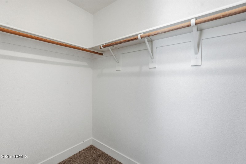 Primary Suite Walkin Closet