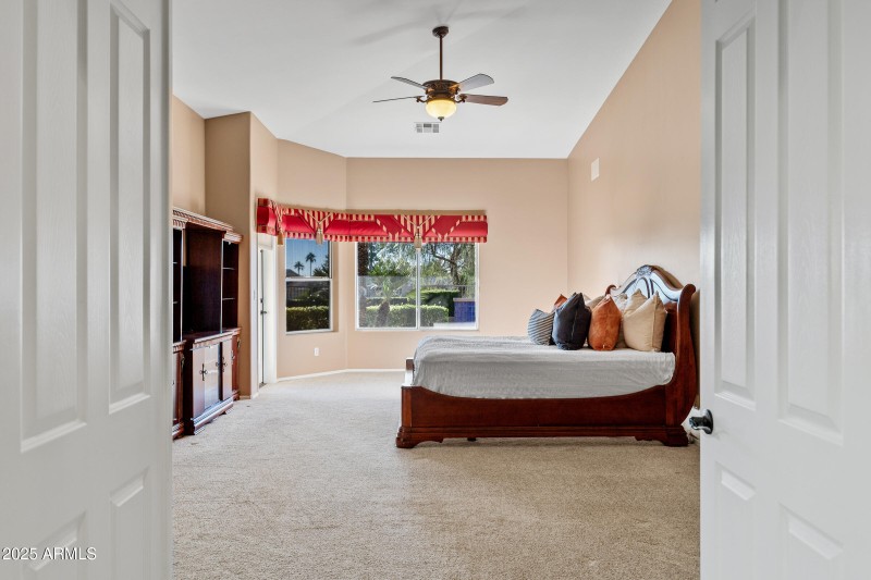 French Doors to Master Suite