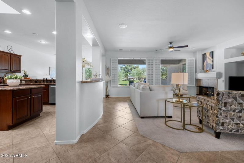 Living Room Into Kitchen Family Room!