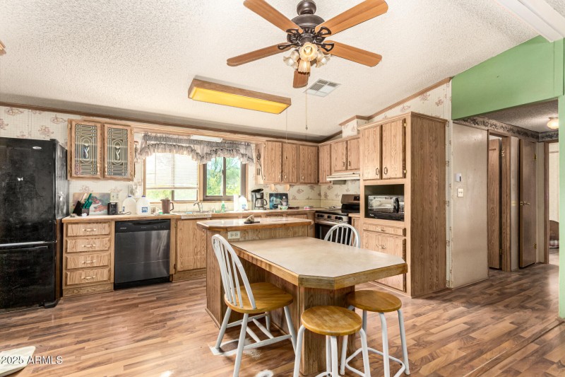 Country Kitchen with Center Island