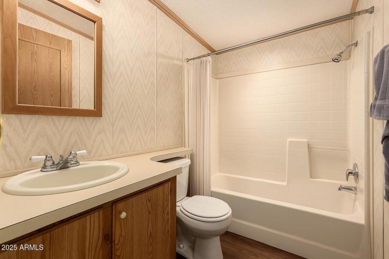 Hall Bathroom with Tub and Shower