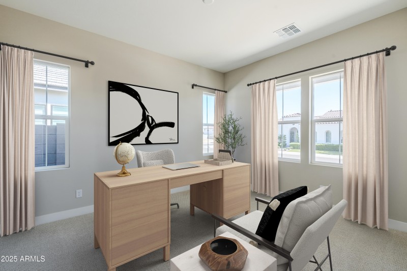 Virtually Staged Office