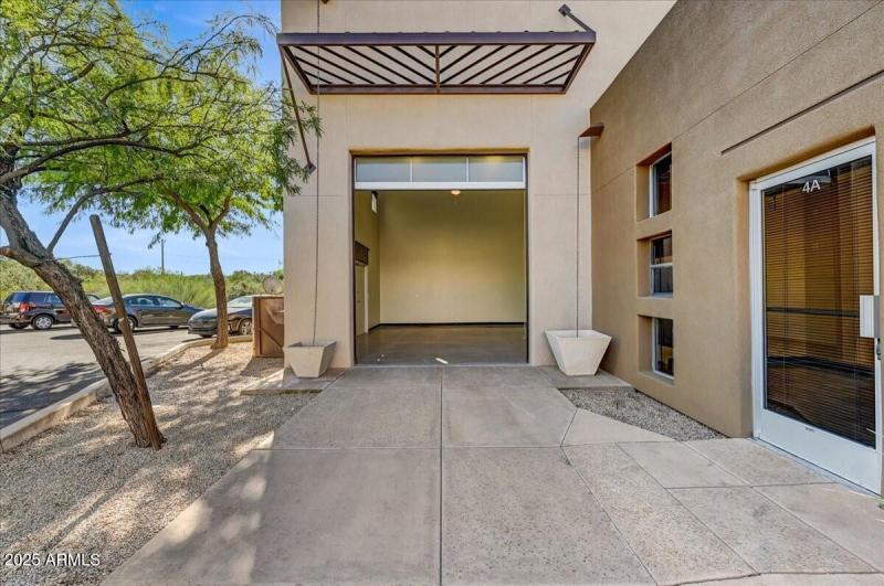 Shop Door Open Exterior