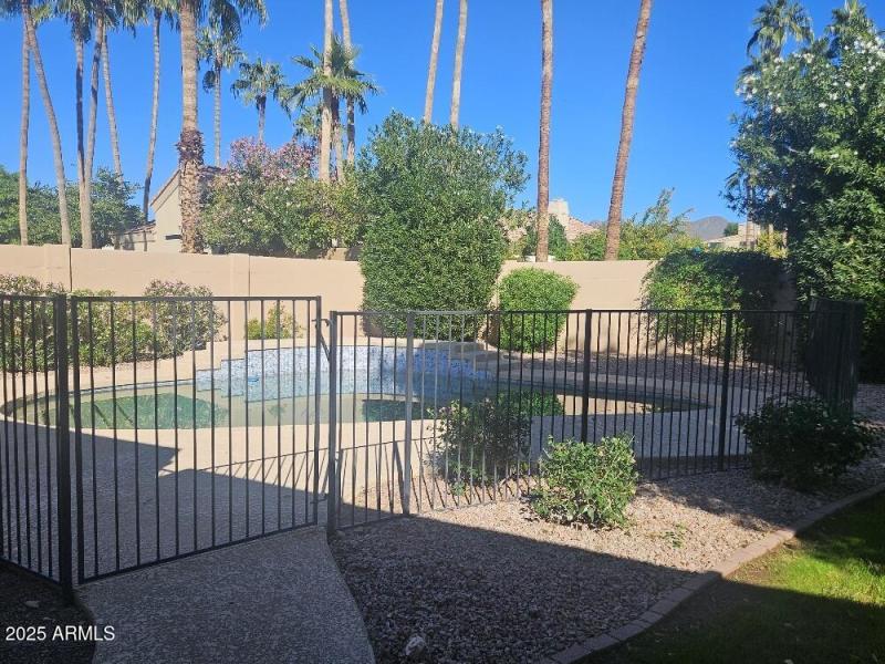 Fenced Pool Area