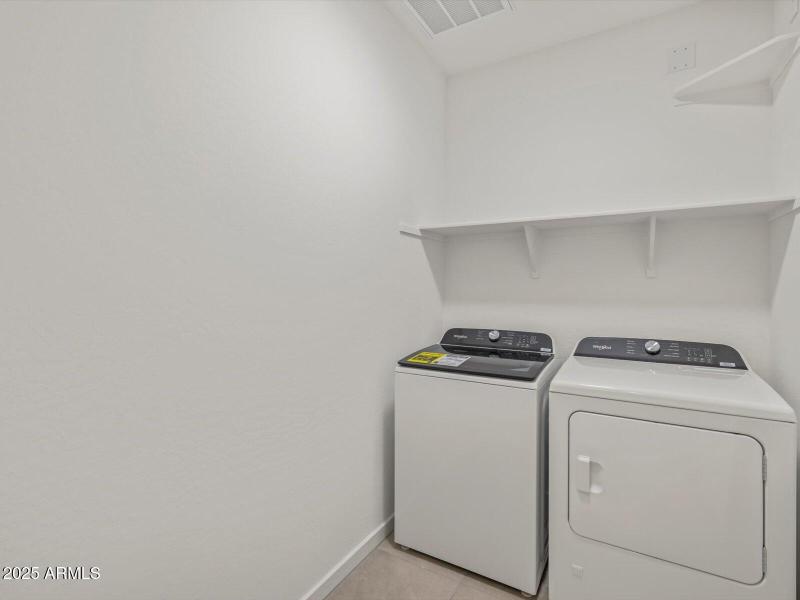 Included Washer & Dryer