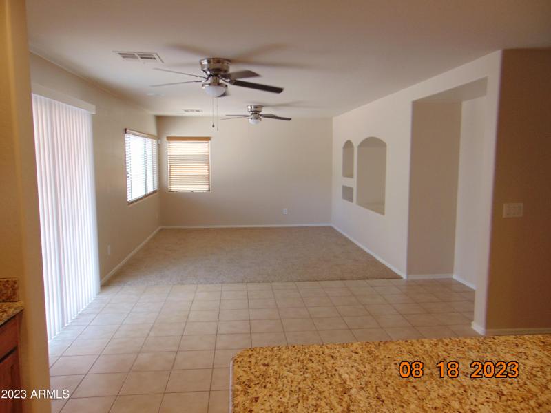 dining area & family room