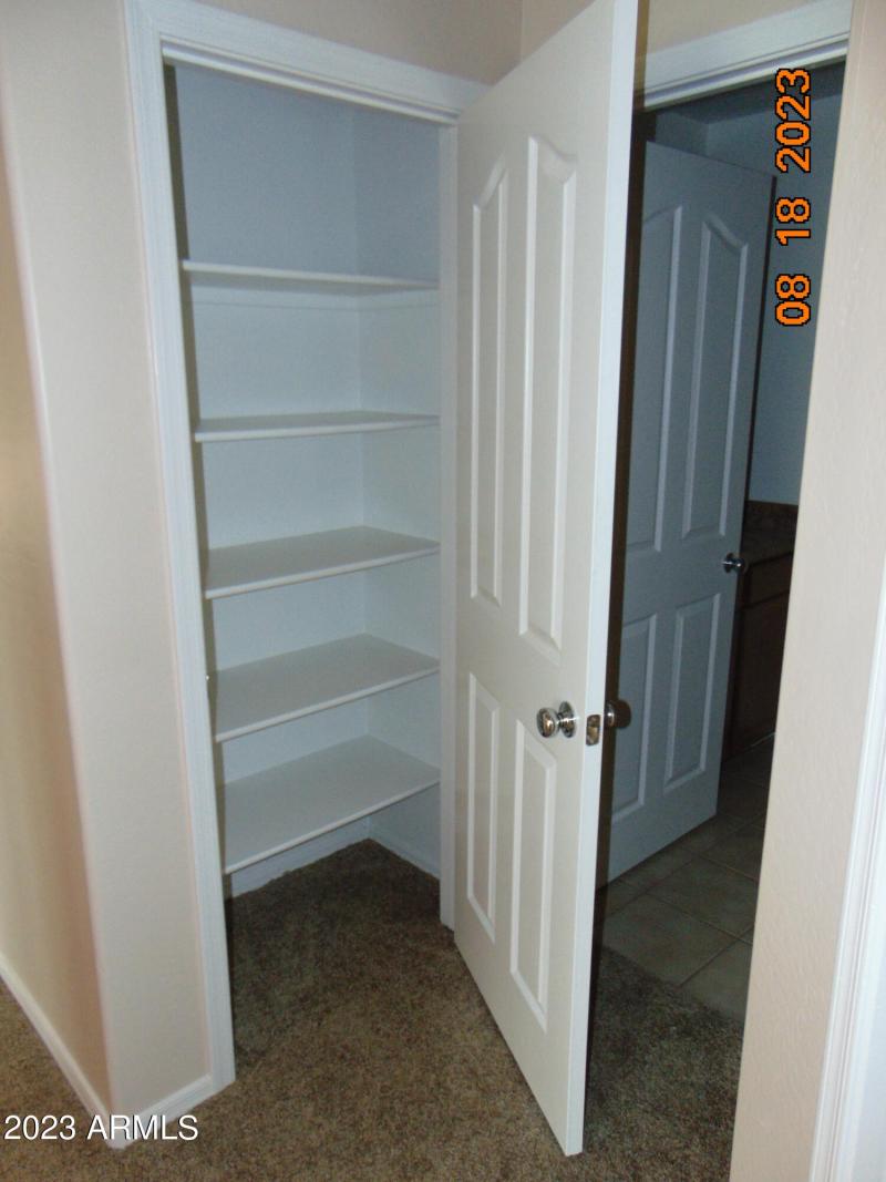 upstairs linen closet