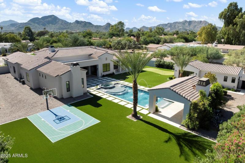 Over view of back yard