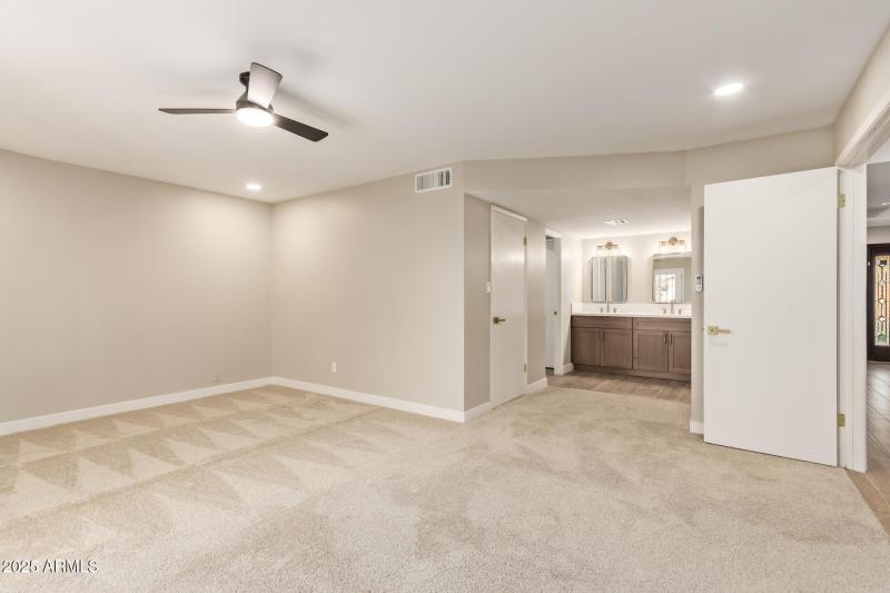 Oversized Bedroom with Double Doors