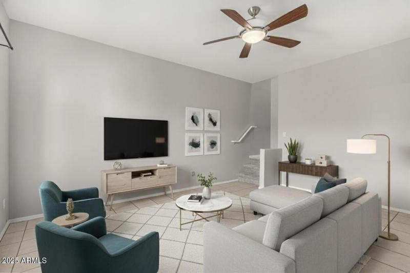 Hartford Staged Family Room