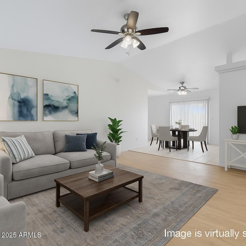Virtually Staged Great Room