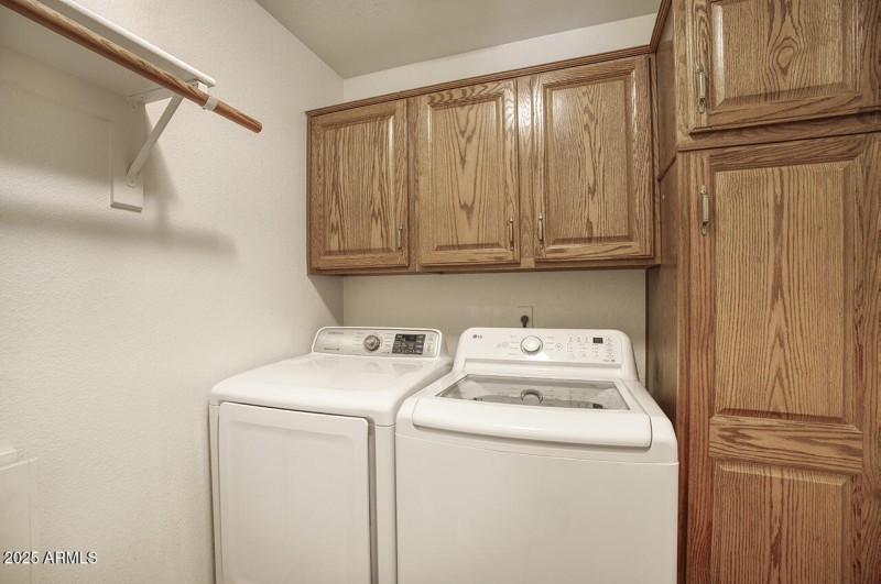 Good size indoor laundry