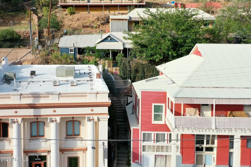 Stairs to main house