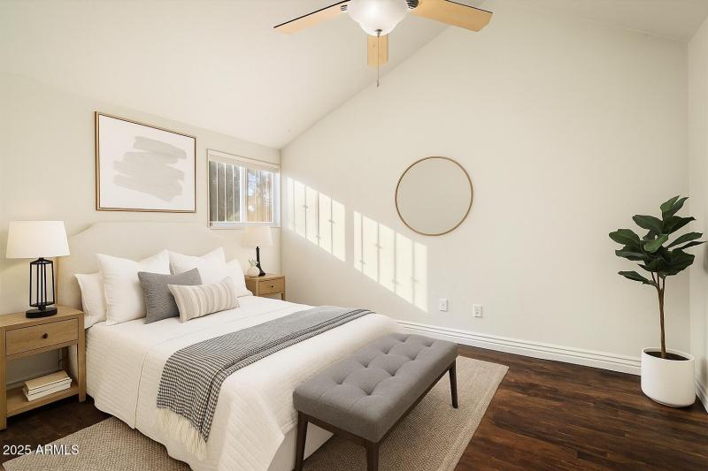 Virtually Staged 2nd Bedroom