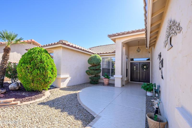 Front Walkway to Double Doors