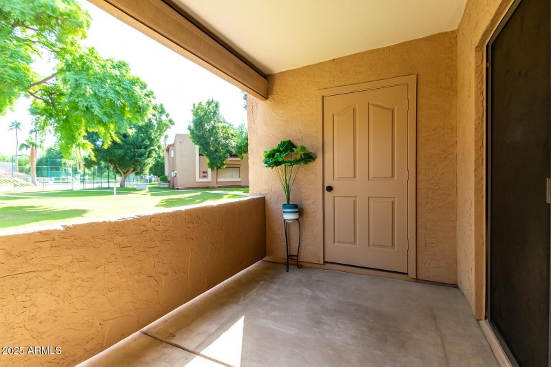 Patio with Greenbelt View