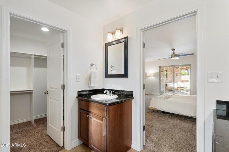 Ample Primary walk-in Closet