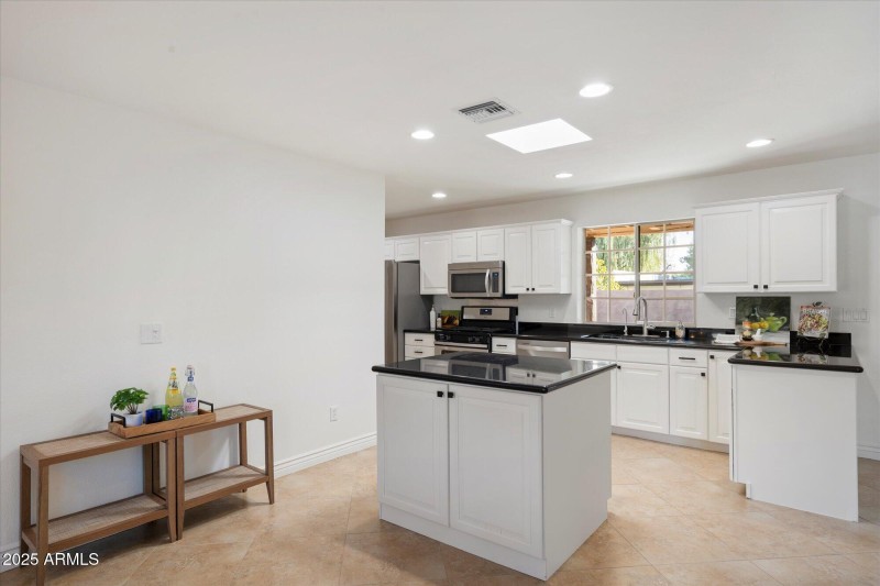 Updated entertaining kitchen