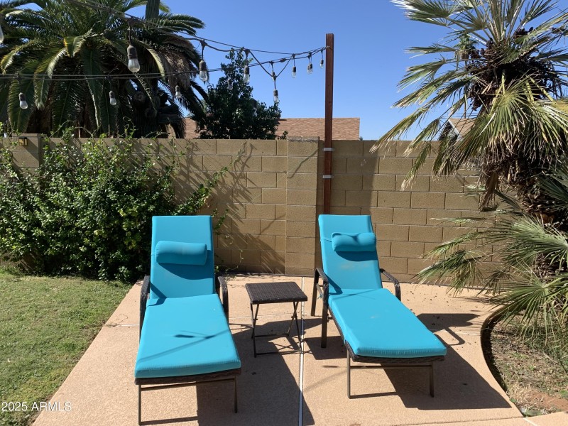 Entertainer’s backyard