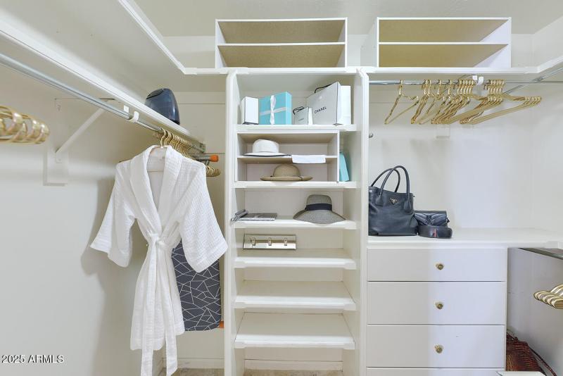 HIS & HERS CLOSETS