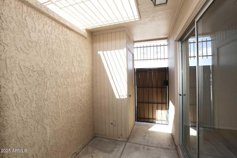 Private Patio off bedrooms